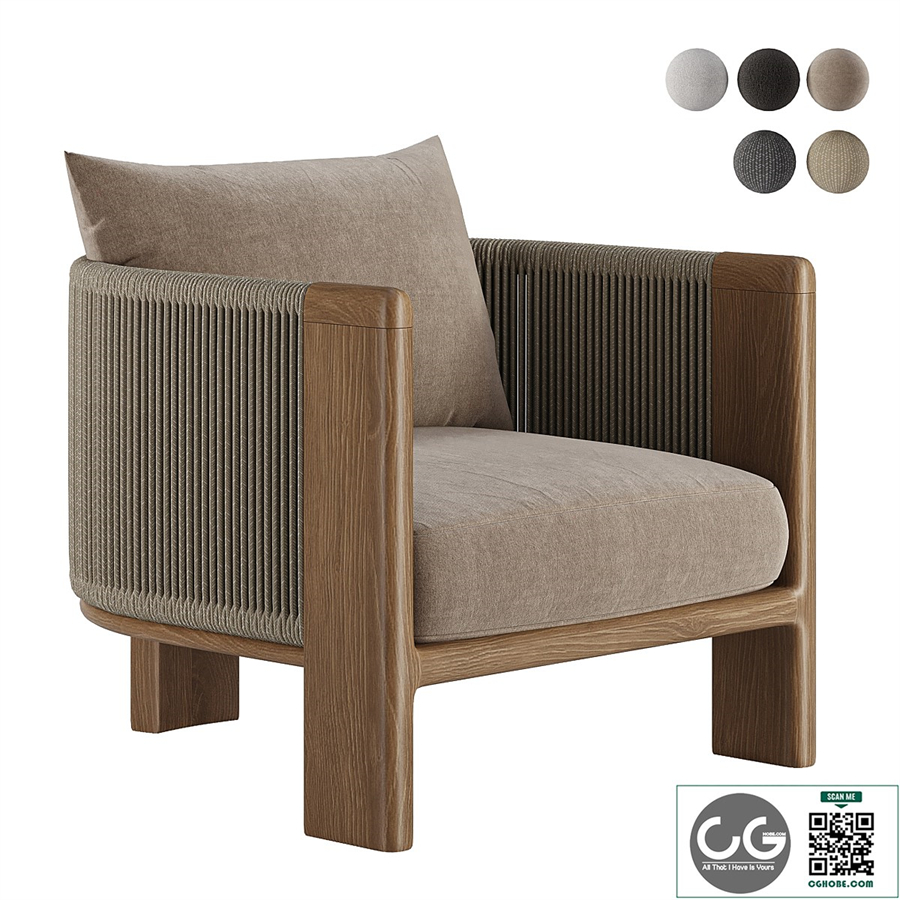 Palm Beach Teak Lounge Chair-harbour