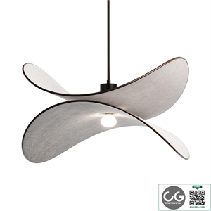 Wabi Sabi Stoff Crisp Pendelleuchte