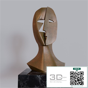 PABLO PICASSO BRONZE SCULPTURE MASK