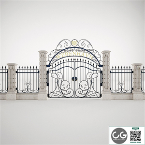 Forged gates + fence