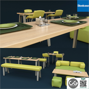Steelcase office furniture dining room