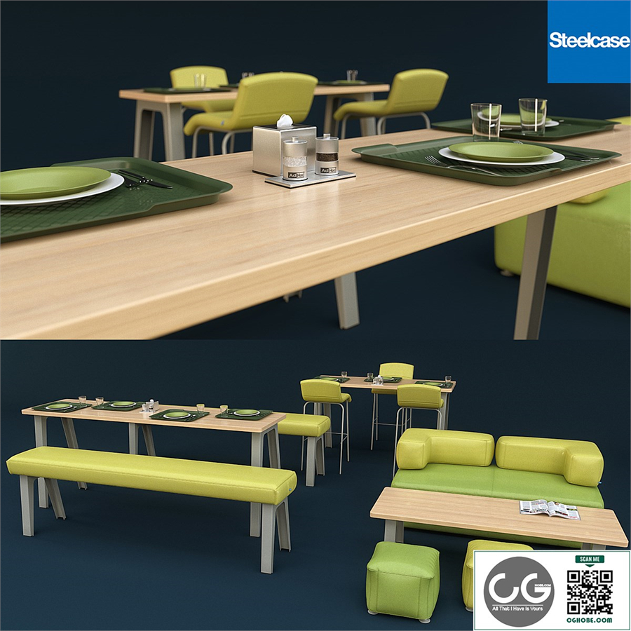 Steelcase office furniture dining room