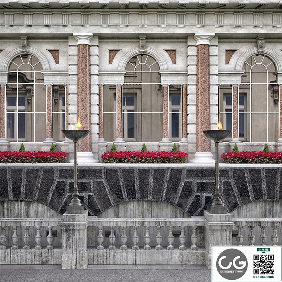 The facade Fleet Street Historical Building London