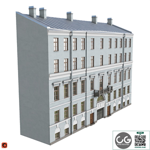 Front of the house on the Fontanka