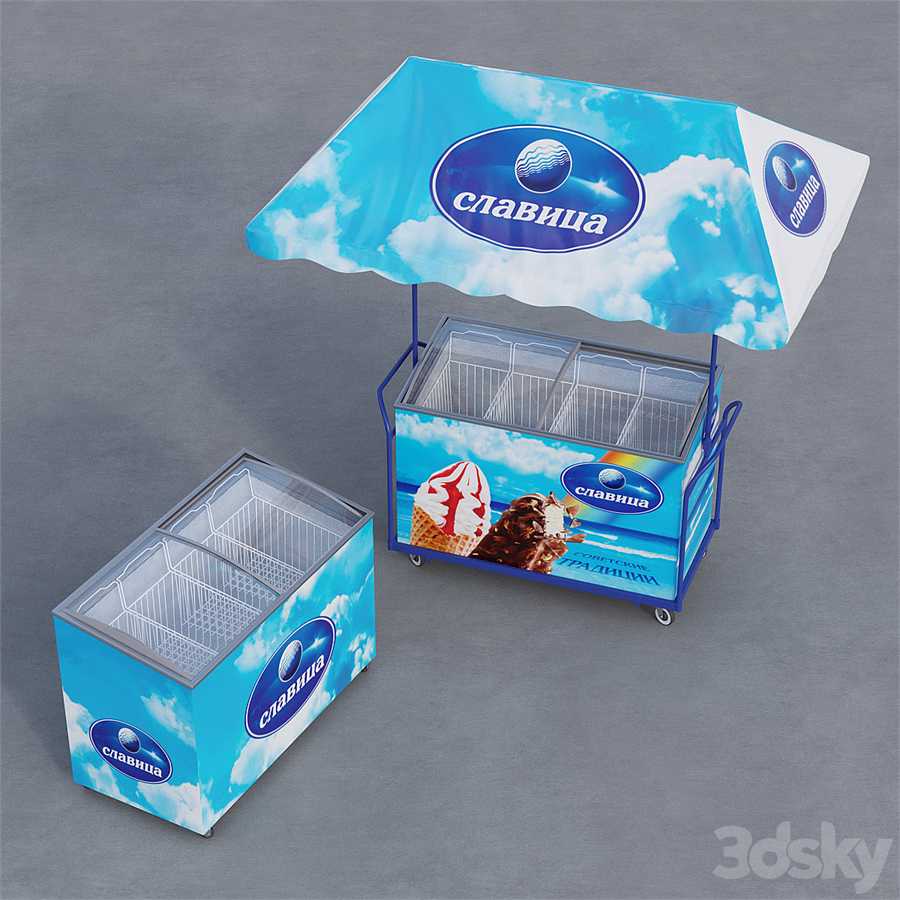 Chest freezers and tent