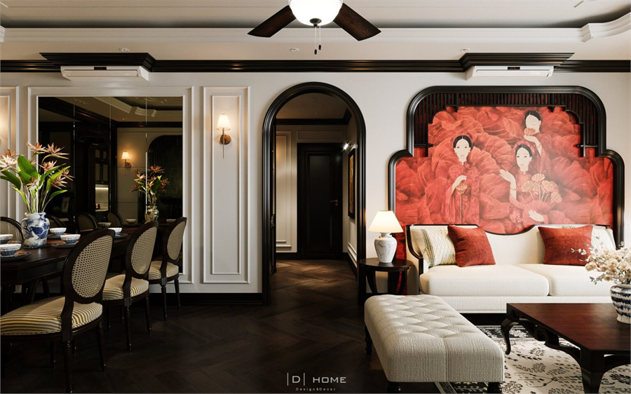 3D Indochine Apartment Interior Model Download By Duc Nguyen