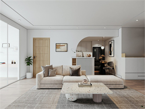 Download Free 3D Apartment Interior Model By Bui Khong Bay