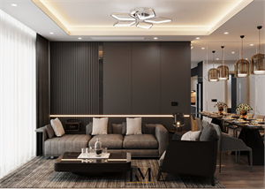 Download Free 3D Apartment Interior Model By NV Khiem