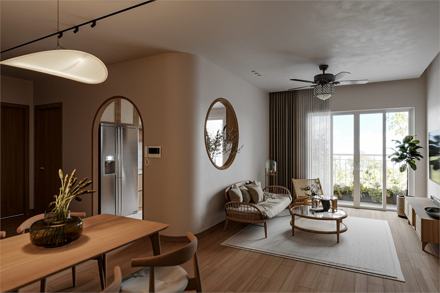 Download Free 3D Apartment Interior Model By Nguyen Thien Khai