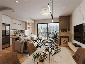 Download Free 3D Apartment Interior Model By Kts Van Trong Phong