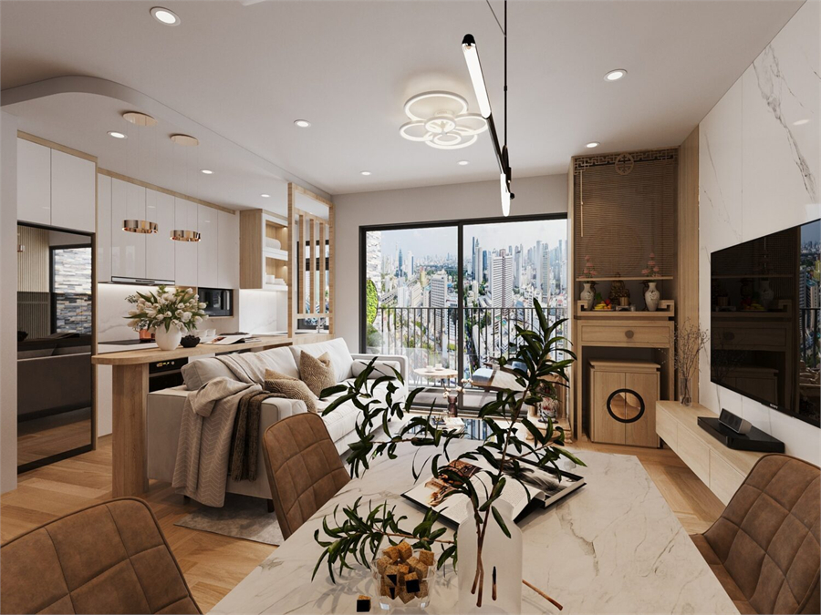 Download Free 3D Apartment Interior Model By Kts Van Trong Phong