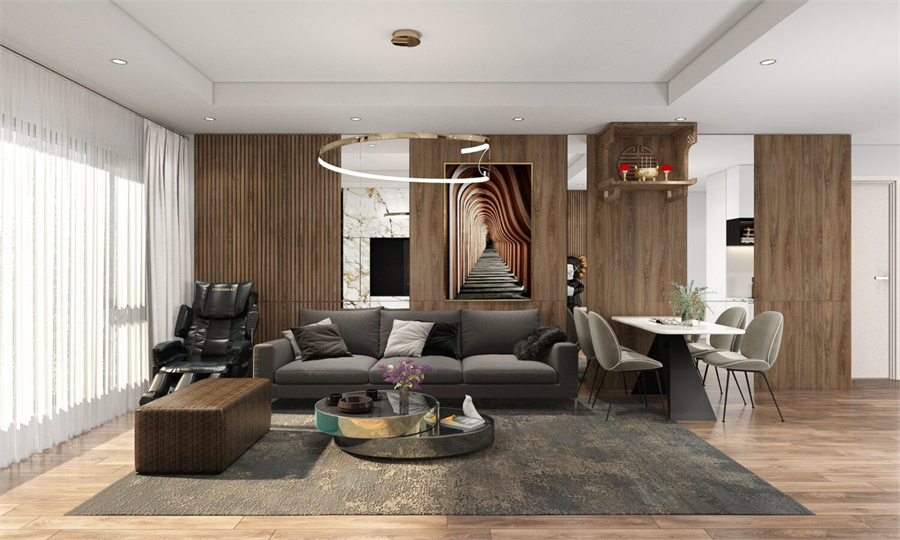 Download Free 3D Apartment Interior Model By Le Hong Hieu