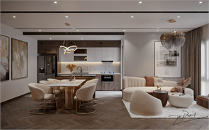  Download Free 3D Apartment Interior Model By Dung Tran