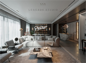 Download Free 3D Apartment Interior Model By Duc Dung