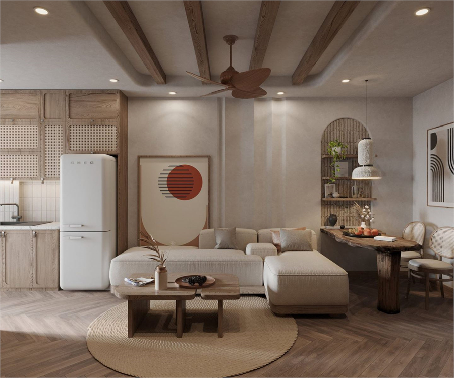 Download Free 3D Apartment Interior Model By Dat Canvan
