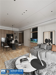 Download Free 3D Apartment Interior Model By Tien Anh