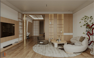 Download Free 3D Apartment Interior Model By Trung Hieu