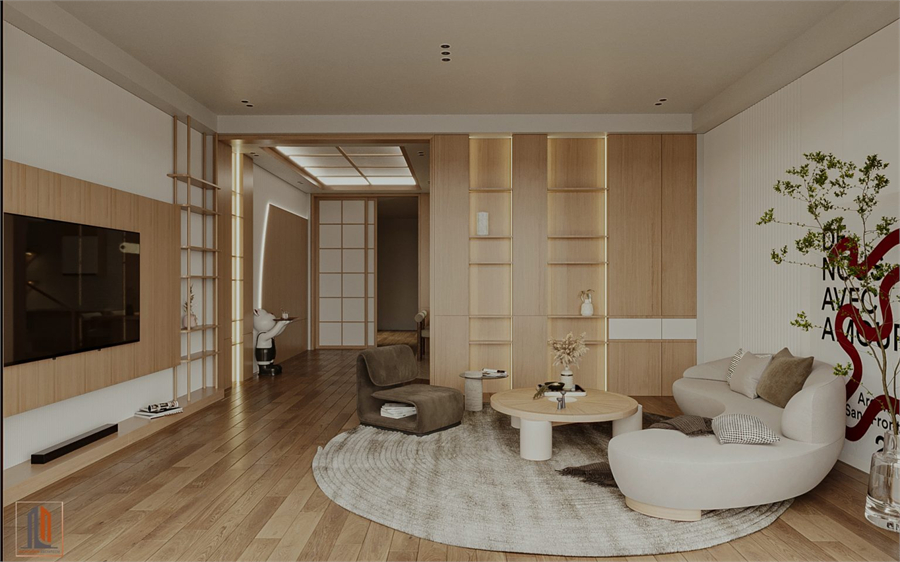 Download Free 3D Apartment Interior Model By Trung Hieu