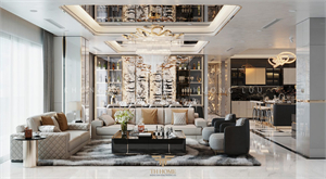 Download Free 3Ds Max Apartment Interior Model By TH HOME
