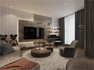 Download Free 3Ds Max Apartment Interior Model By Huy Vuong