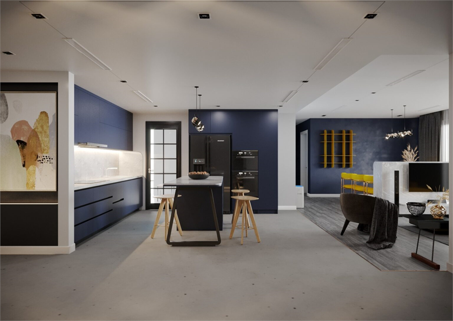3D Interior Apartment 106 Scene File 3dsmax Free Download By Khuong Le