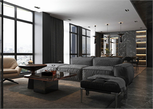 3D Interior Apartment 130 Scene File 3dsmax By DiepNguyen