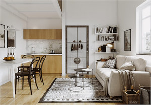  3D Interior Apartment 192 Scene File  3dsmax By Dung Nh