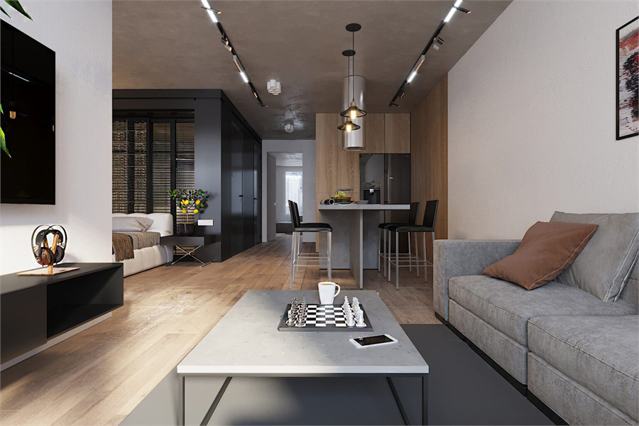 3D Interior Apartment 224 Scene File 3dsmax By Dung Chan