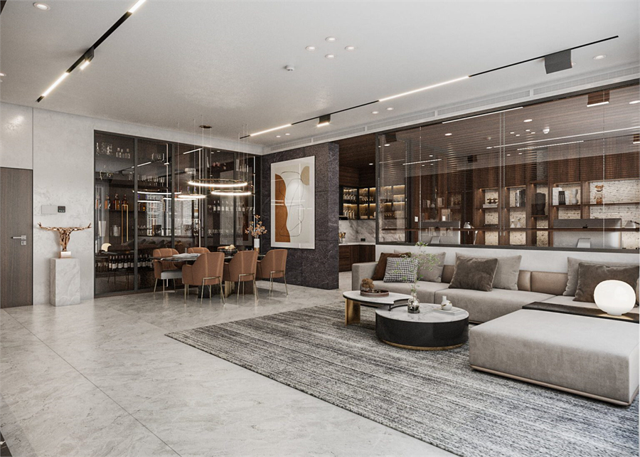 3D Interior Apartment 234 Scene File 3dsmax by Quoc Huy