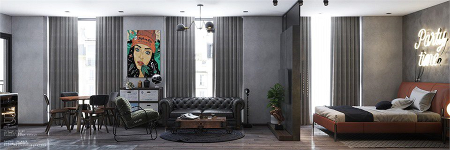 3D Interior Apartment 46 Scene File 3dsmax By DuongBui Free Download