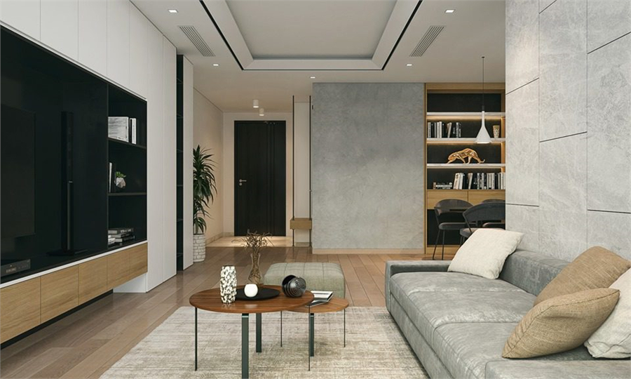 3D Interior Apartment 47 Scene File 3dsmax By QuangHoa Free Download
