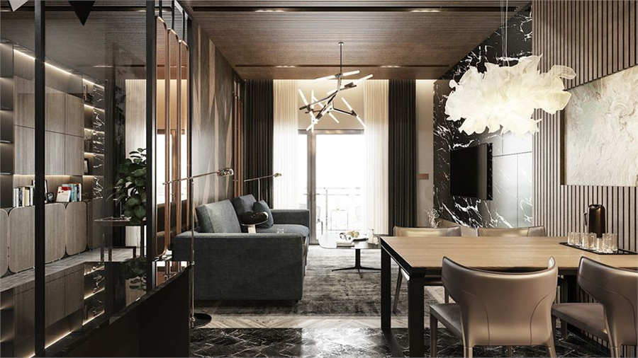 3D Interior Apartment 77 Scene File 3dsmax By DucNguyen Free Download