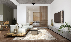 3D Interior Apartment 93 Scene File 3dsmax Free Download By TuLe