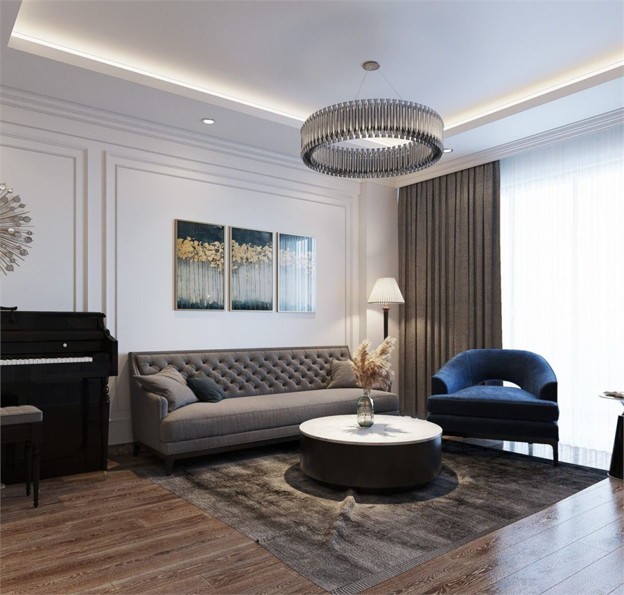 3D Interior Kitchen – Livingroom 98 Scene 3dsmax By Tran Dung