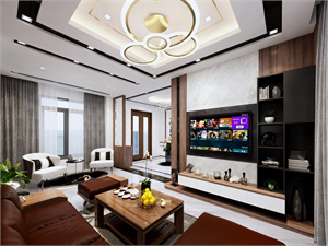 3D Interior Kitchen – Livingroom 99 Scene 3dsmax By Tri Bui
