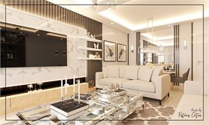 3D Interior Scenes File 3dsmax Model Apartment Livingroom