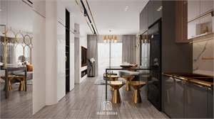 3D Model of Interior Apartment For Free Download by Phan Xuan Thuy