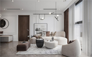 3D Interior Apartment Model Download by Nguyen Trang