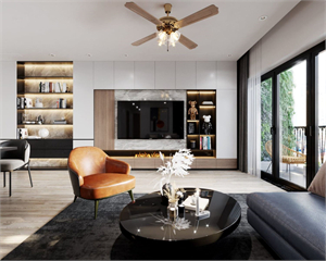 3D Apartment Interior Model Download by Tran Long
