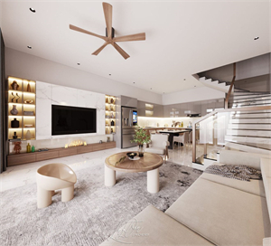 3D Apartment Interior Model Download by Tran Long