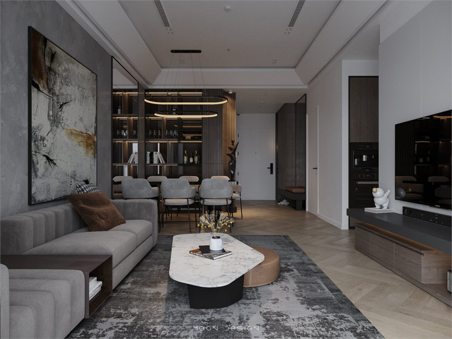 3D Apartmet Interior Model Download by Dat Hip