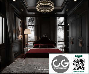 Download Free 3D BedRoom Interior Model by Tran Ha Vy