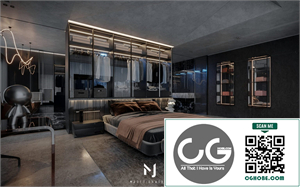 3D Master Bedroom Interior Model Download by Bui Thanh Tung