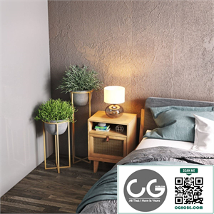 Free 3D Bedroom Model Download By Farid Shovon