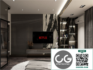 Download Free 3D Bedroom Interior Model by Duc Hai
