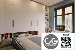 Free 3D Boy Bedroom Interior Model Download
