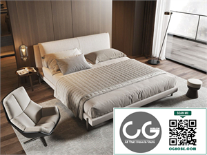 3Ds Max Bedroom Interior Model Download