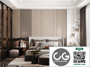 3D Bedroom Interior Model Download By Huy Hieu Lee