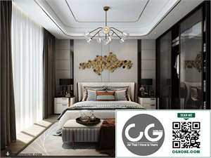 3D Bedroom Interior Model Download By Huy Hieu Lee
