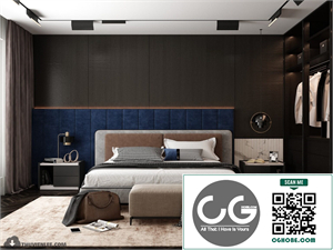 3D Bedroom Interior Model Download By Huy Hieu Lee